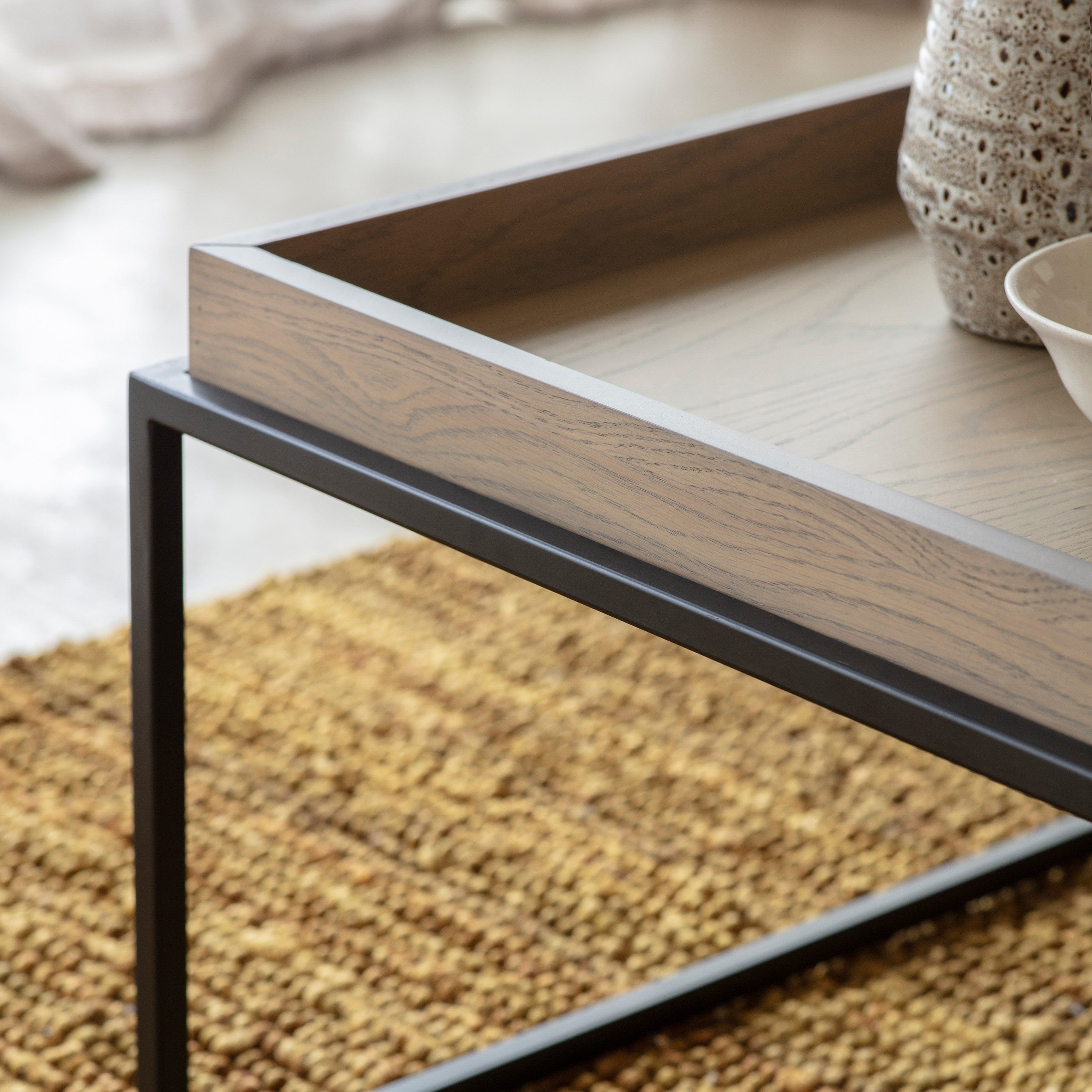 Caldwell Grey Tray Coffee Table