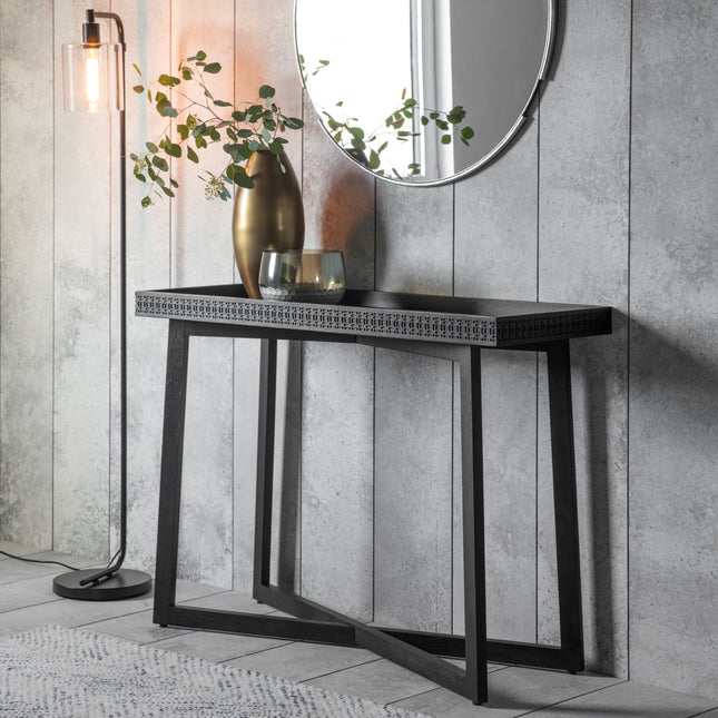 Serenity Black Console Table