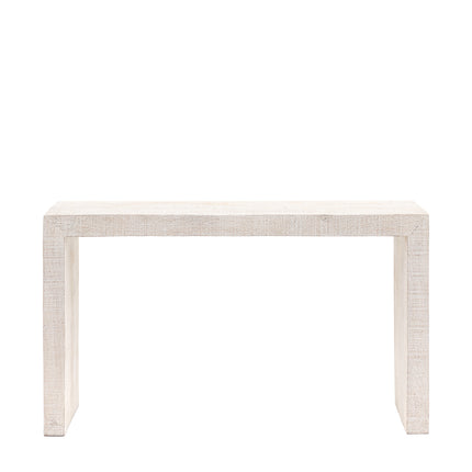 Dakota Whitewash Console Table