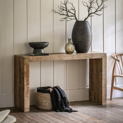 Dakota Natural Console Table