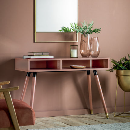 Thornfield Pink Console Table