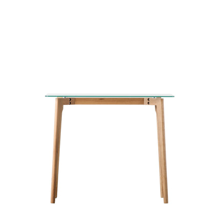 Langford Clear Console Table