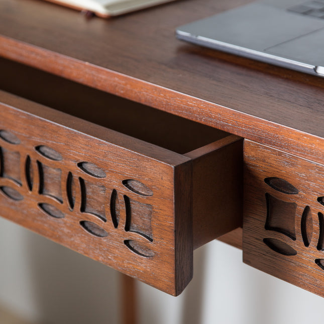 Serenity Brown 2 Drawer Desk