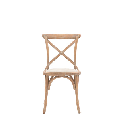 Terraza Natural Linen Dining Chair Set Of 2