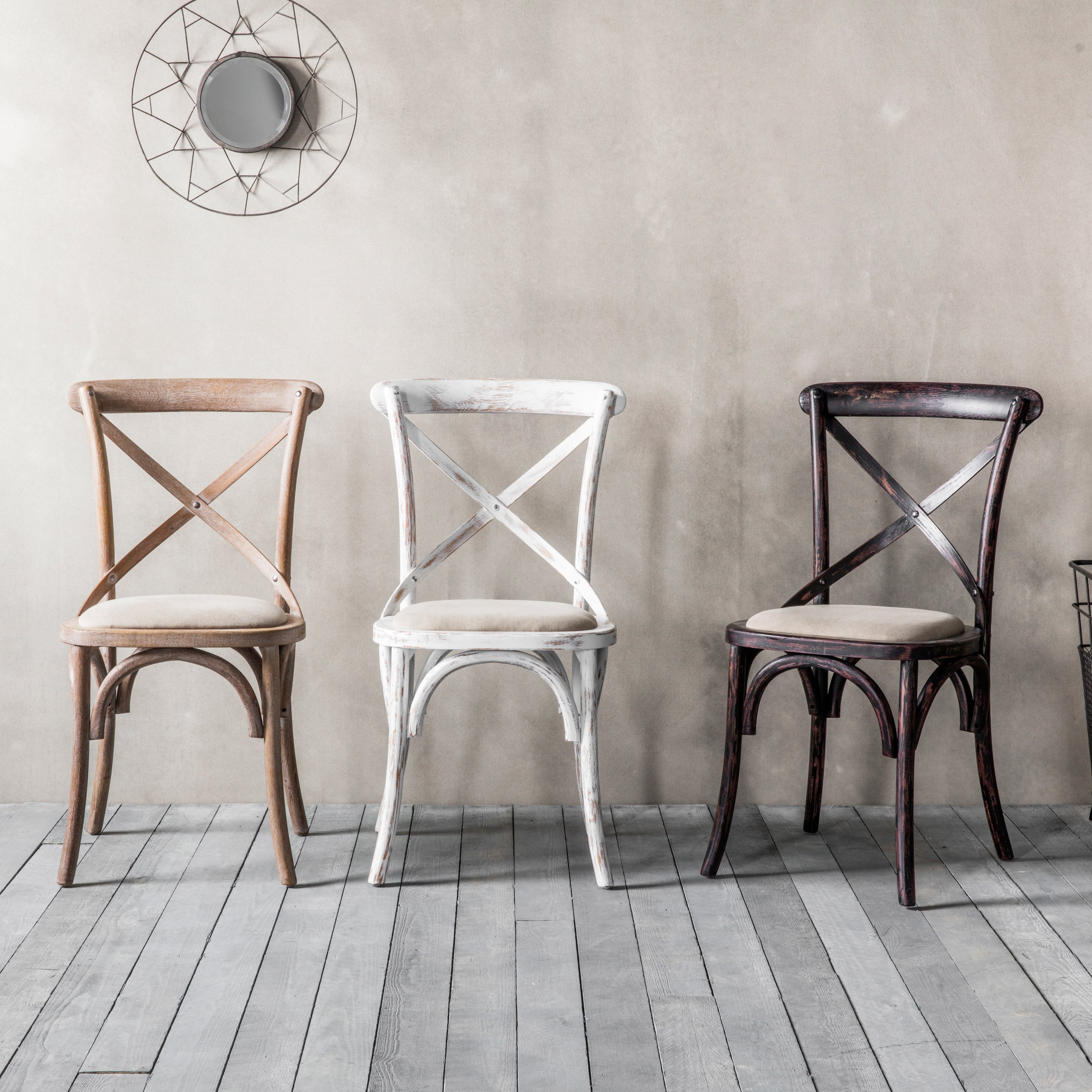 Terraza Natural Linen Dining Chair Set Of 2