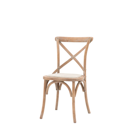 Terraza Natural Linen Dining Chair Set Of 2