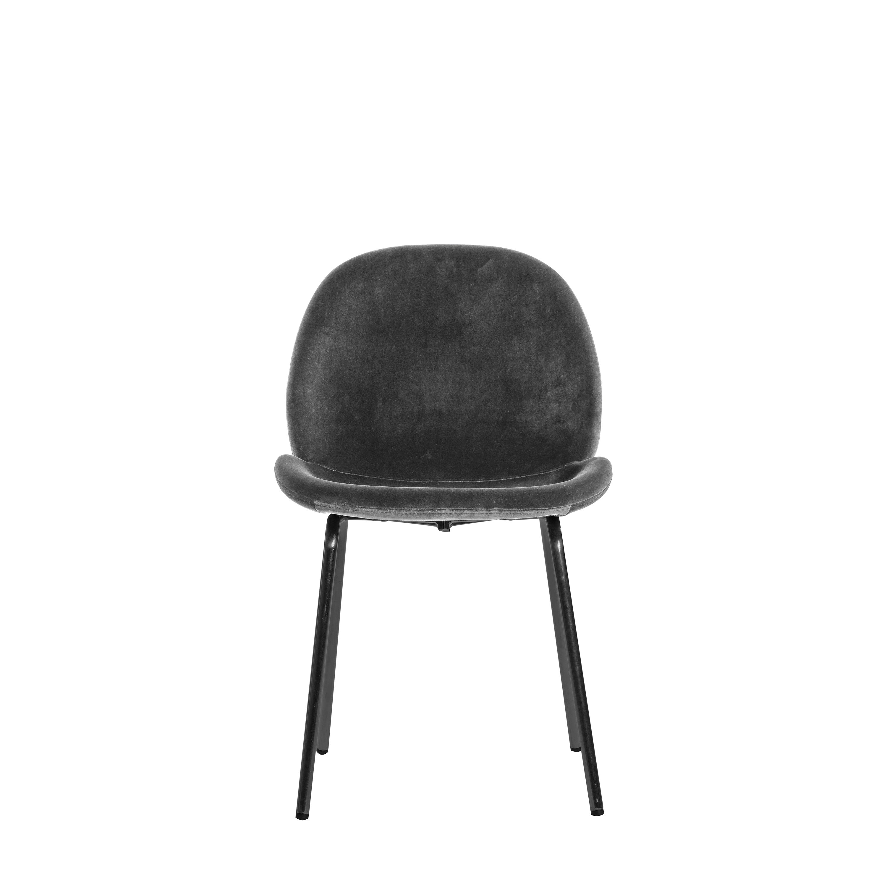 Finnegan Dark Grey Dining Chair Set Of 2