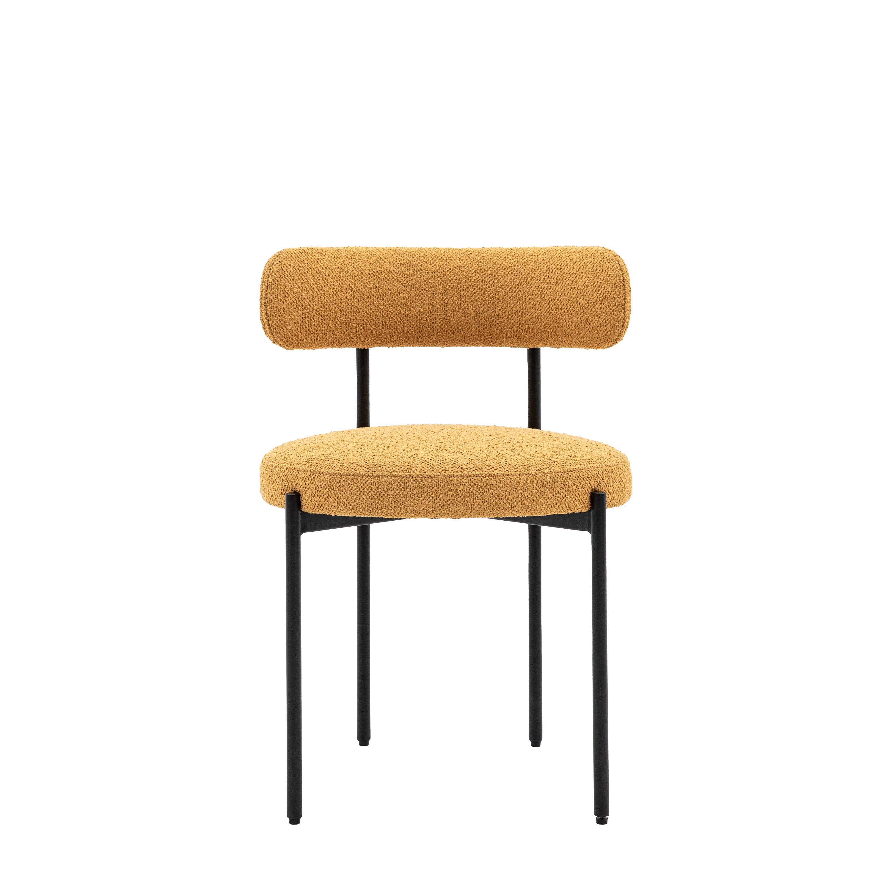 Aveley Ochre Dining Chair Set Of 2
