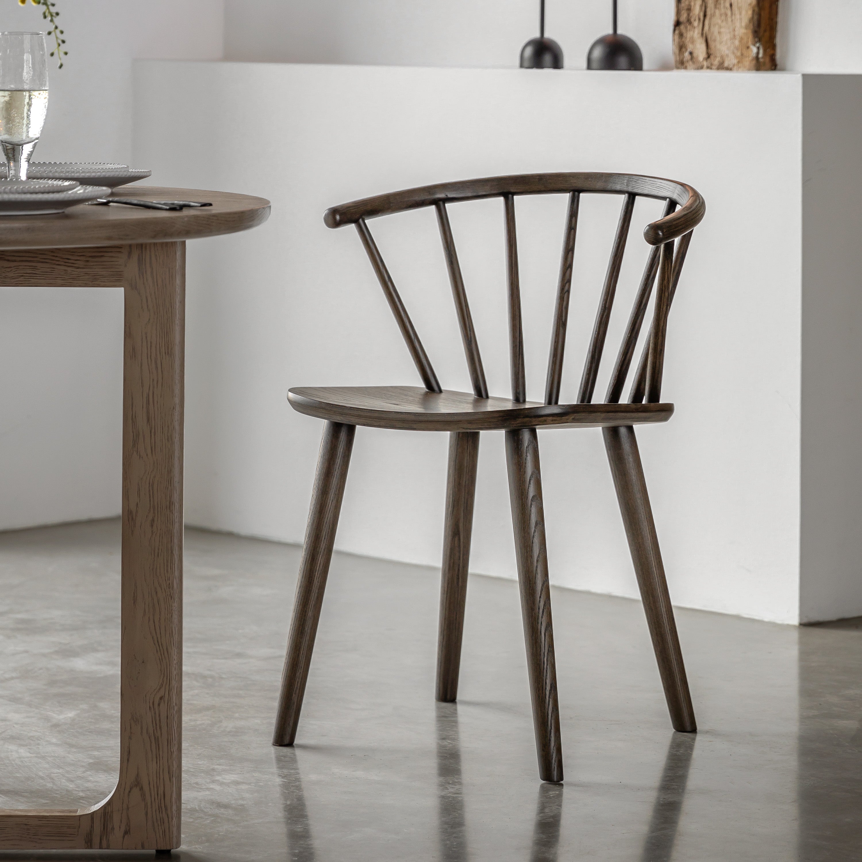 Langley Mocha Dining Chair Set Of 2