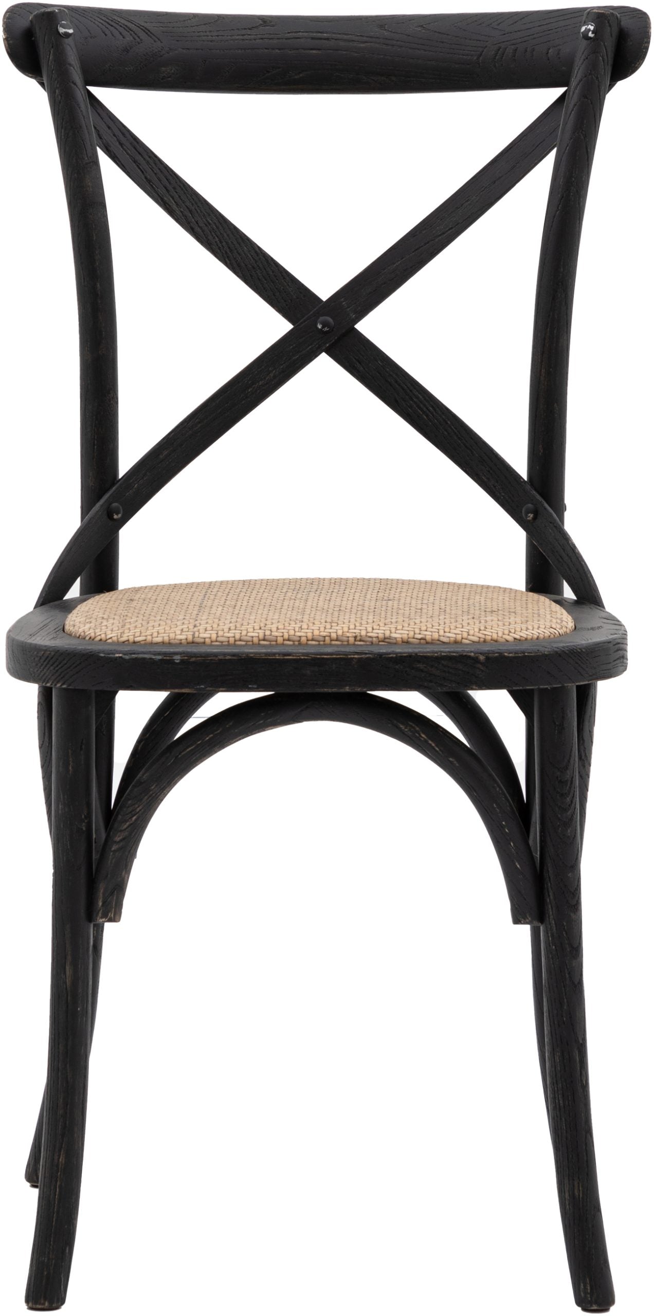 Terraza Black Rattan Dining Chair Set Of 2