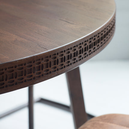 Serenity Brown Round Dining Table