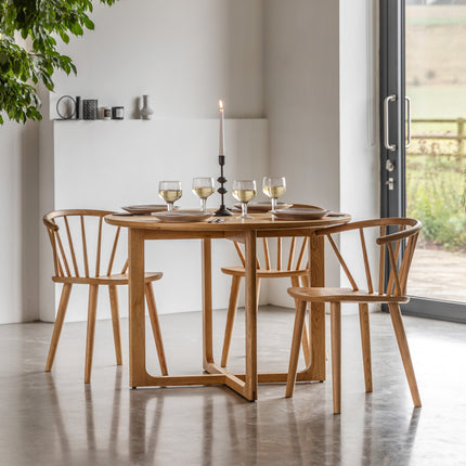 Langley Natural Folding Dining Table