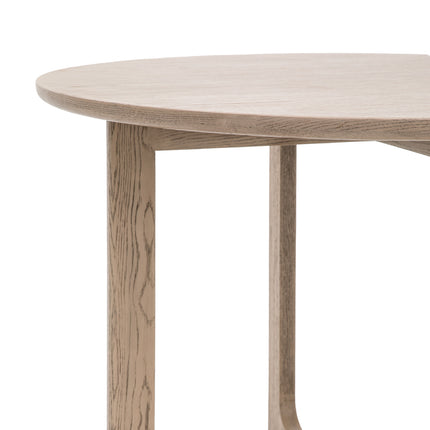 Langley Round Smoked Dining Table