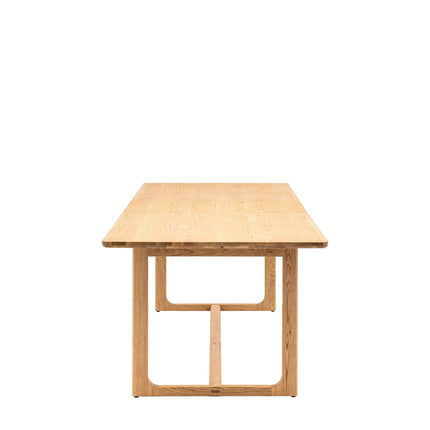 Langley Natural Fixed Top Dining Table