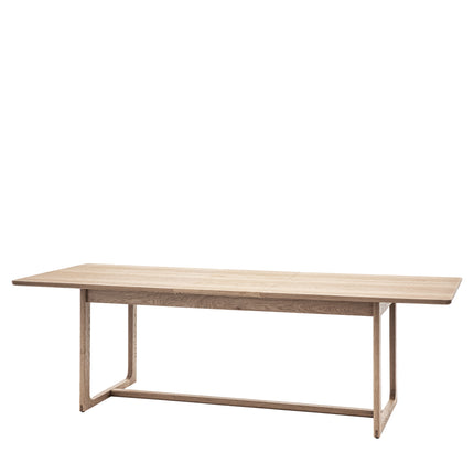 Langley Smoked Fixed Top Dining Table