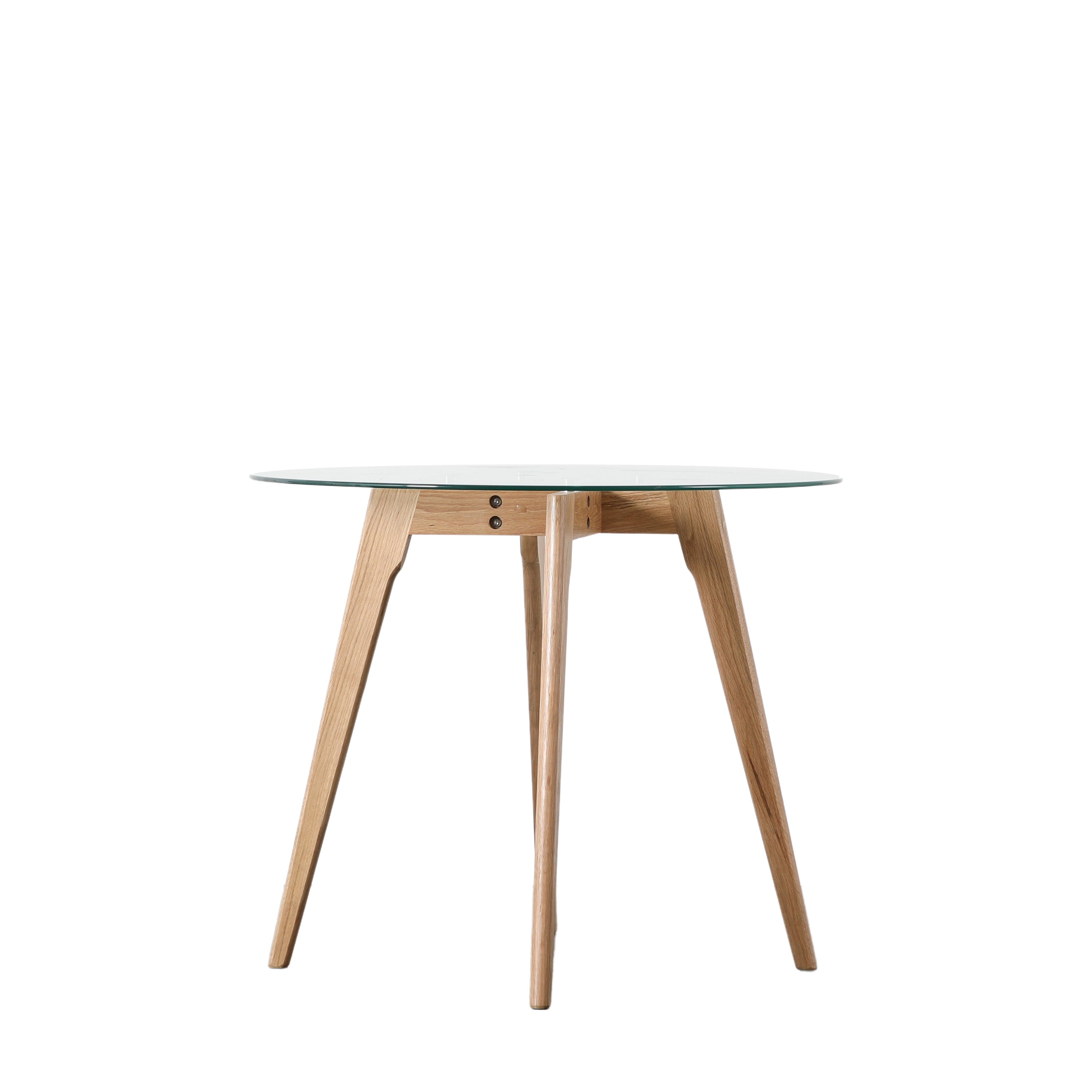 Langford Clear Round Dining Table