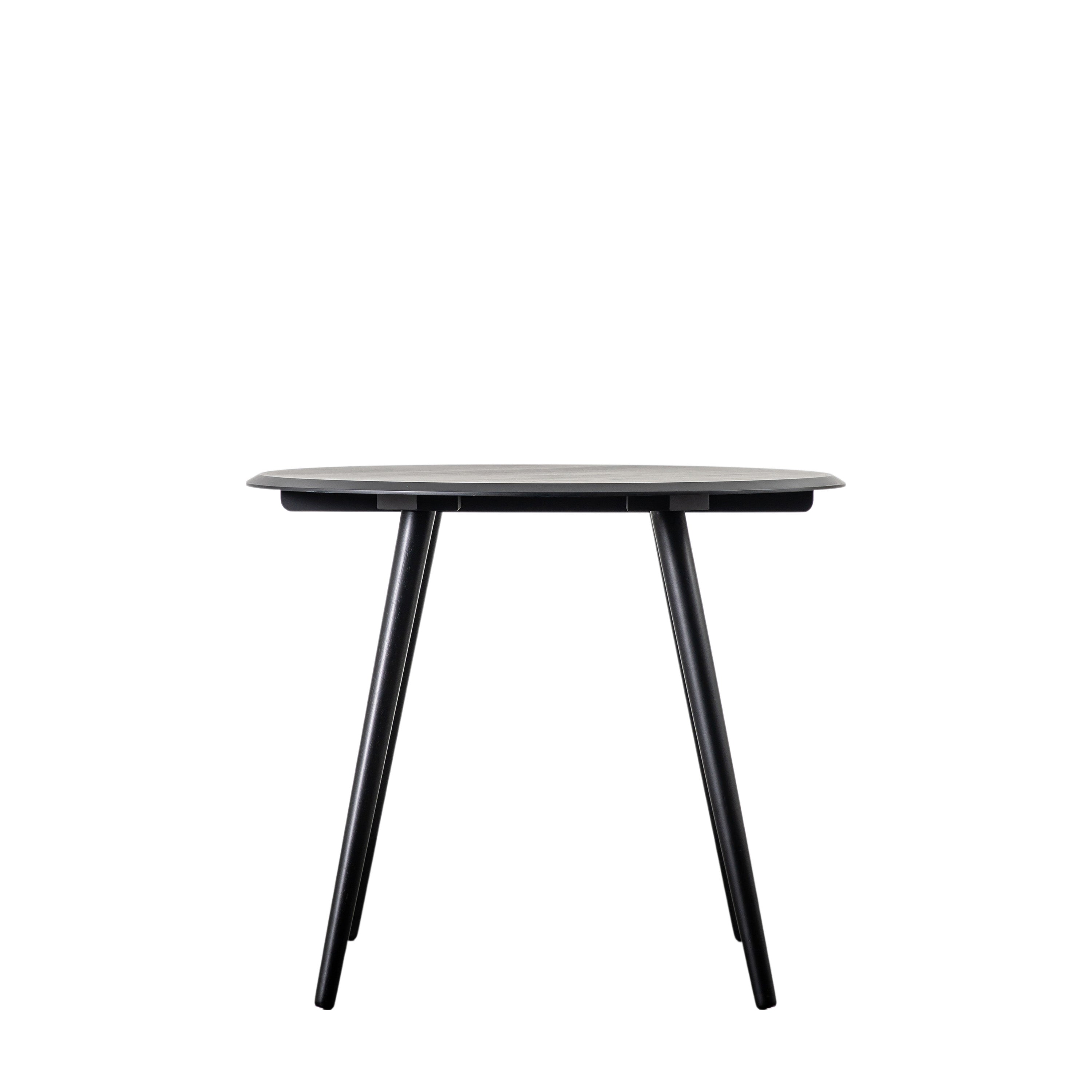 Astley Black Round Dining Table