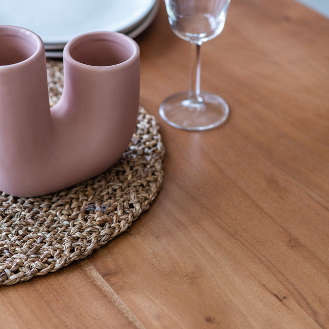 Cedar Slatted Dining Table