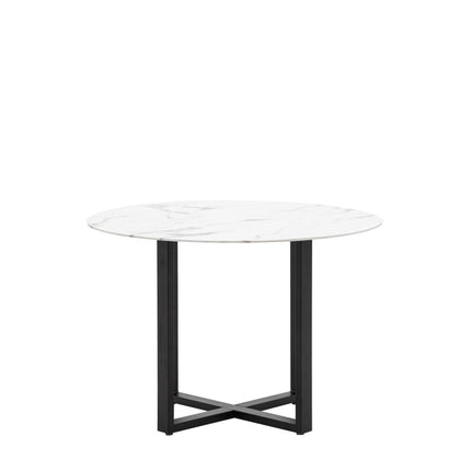 Fairmont Round White Dining Table