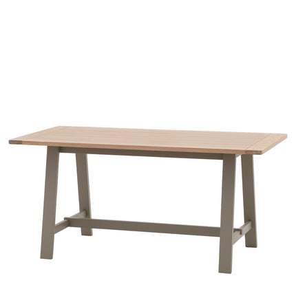 Huntington Light Grey Trestle Table