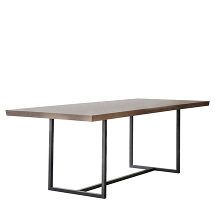 Caldwell Grey Fixed Top Dining Table