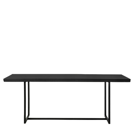 Caldwell Black Fixed Top Dining Table