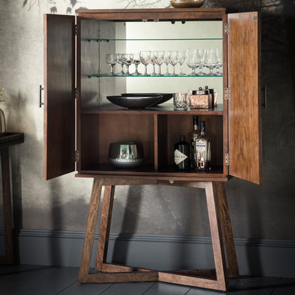 Serenity Brown Drinks Cabinet