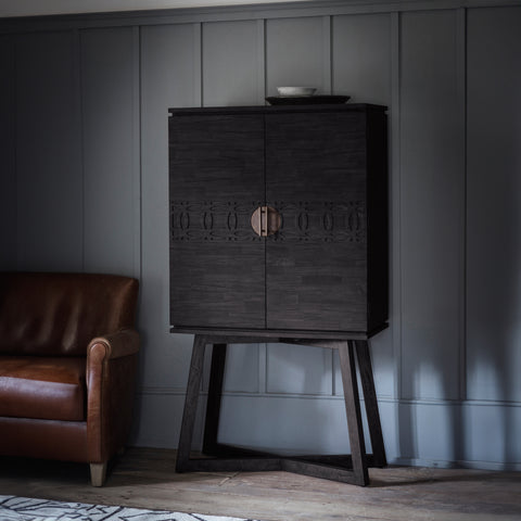 Serenity Black Drinks Cabinet