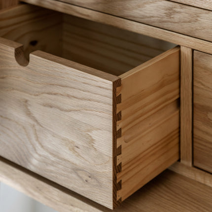 Langley Natural Cocktail Cabinet