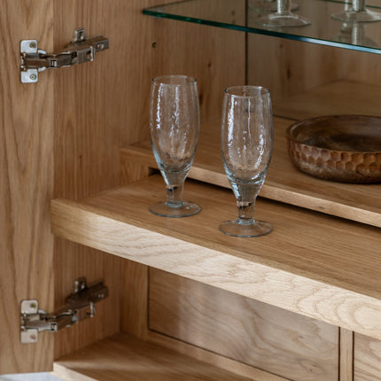 Langley Natural Cocktail Cabinet