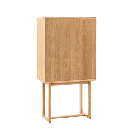 Langley Natural Cocktail Cabinet