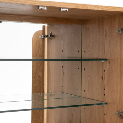 Langley Natural Cocktail Cabinet