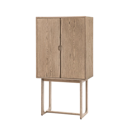 Langley Smoked Cocktail Cabinet