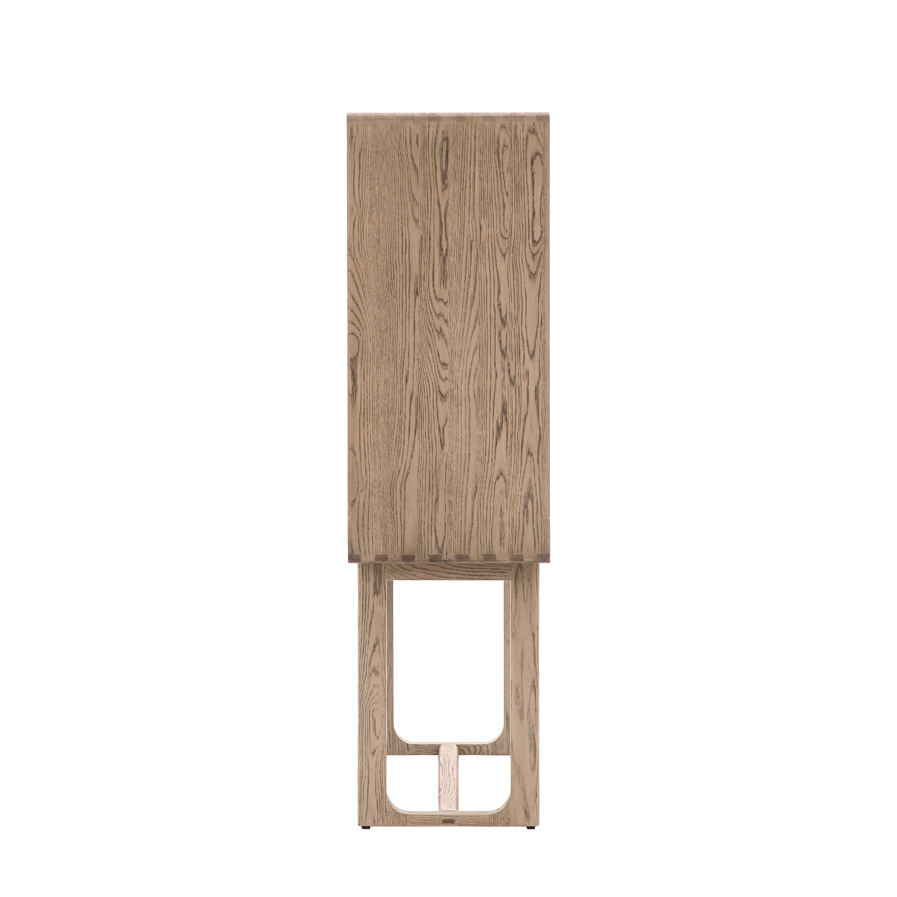 Langley Smoked Cocktail Cabinet