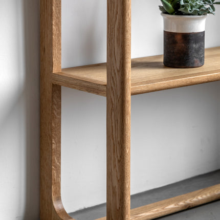 Langley Tall Natural Open Display Unit