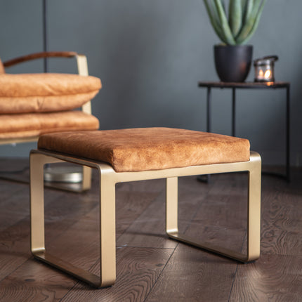 Paxton Ochre Footstool