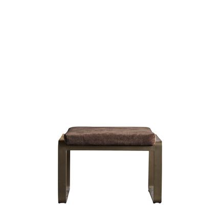 Paxton Brown Footstool