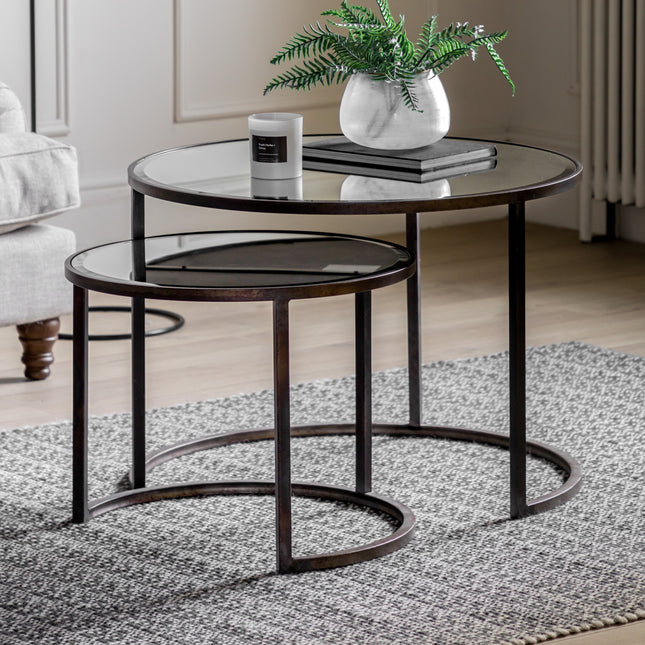 Argyle Nest of 2 Coffee Tables