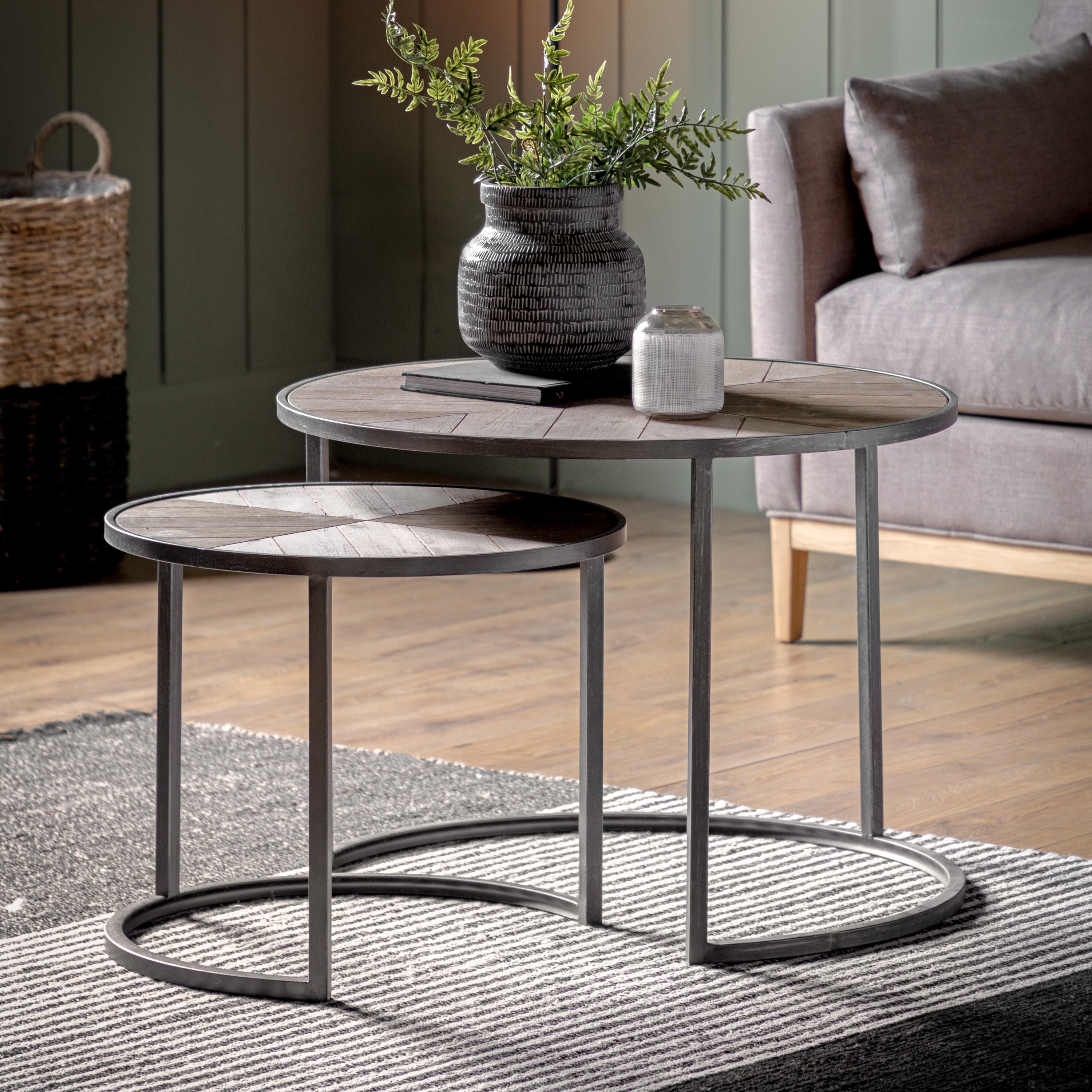 Dawson Nest of 2 Coffee Tables