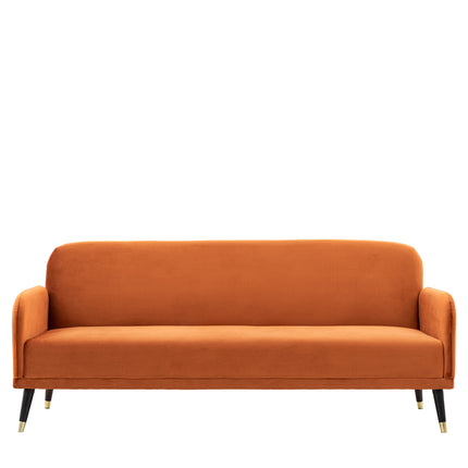 Ridgeway Rust 3 Seater Sofa Bed