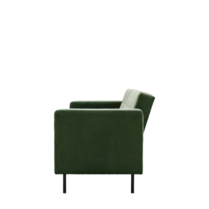 Virella Green 3 Seater Sofa Bed