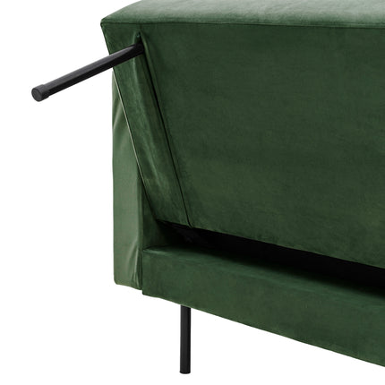 Virella Green 3 Seater Sofa Bed