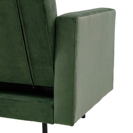 Virella Green 3 Seater Sofa Bed