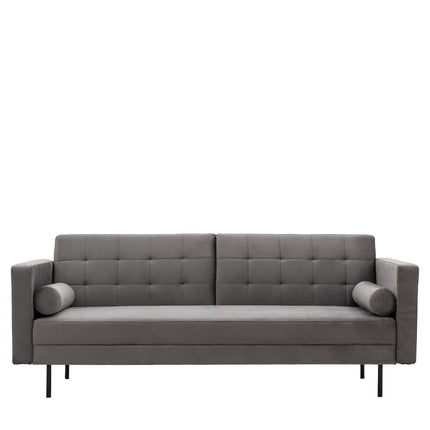 Virella Grey 3 Seater Sofa Bed