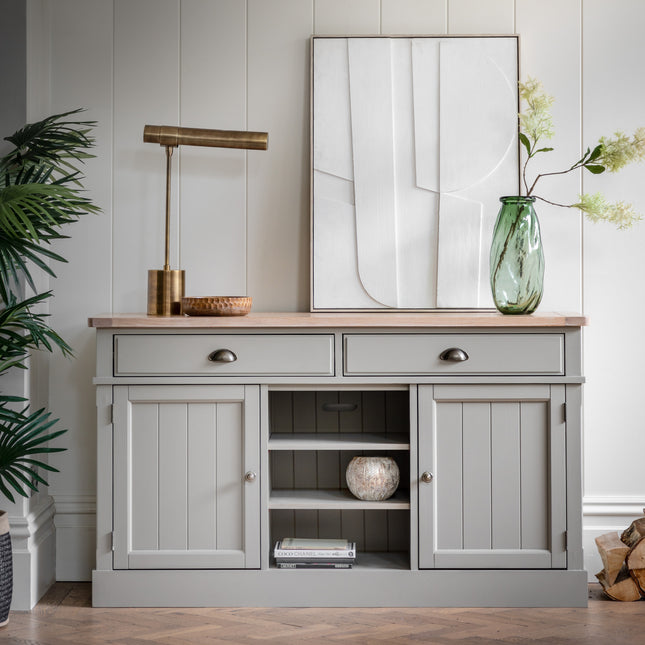 Huntington Large Light Grey Sideboard