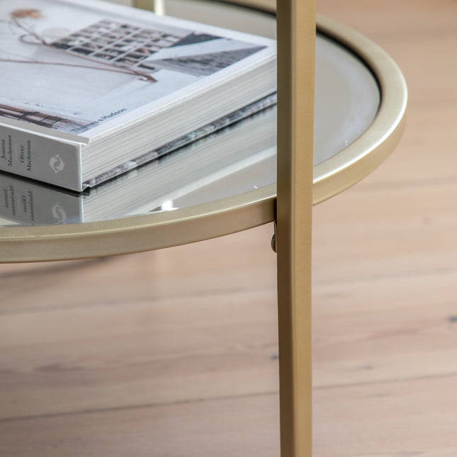 Everest Champagne Side Table