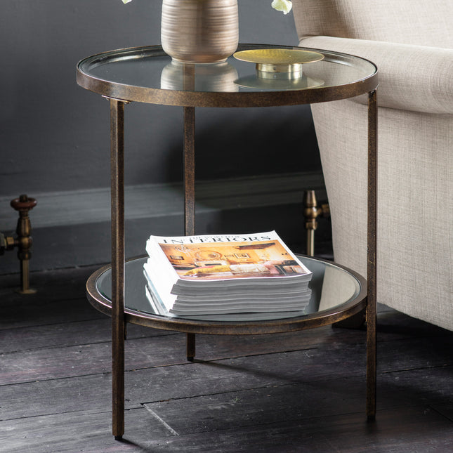 Everest Bronze Side Table