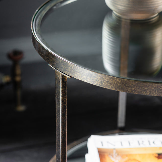 Everest Bronze Side Table