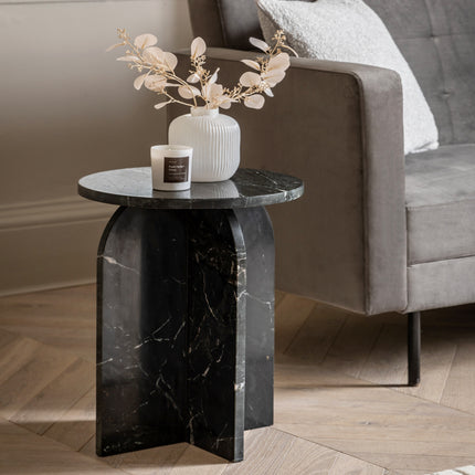 Amalfi Black Side Table