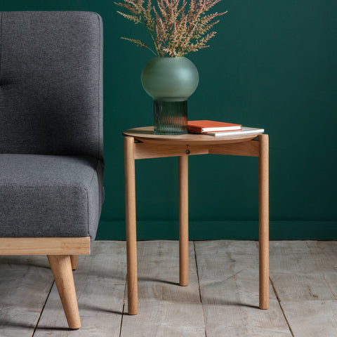 Crestfield Oak Side Table